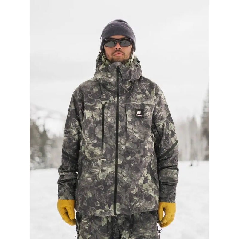 JACKET FLORAL M/ GRANDS 3L