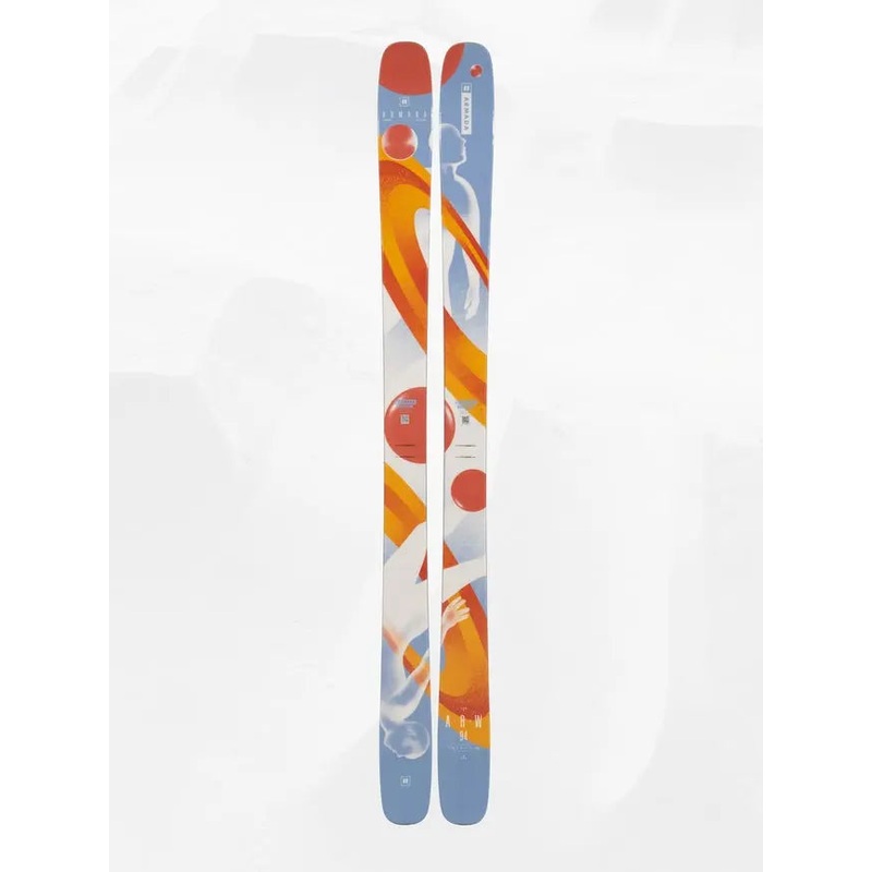 Skis 164/ ARW 94- Orange