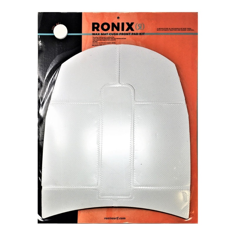 SurfCo Hawaii Wax Mat Traction Kit – Cush Front Pad – White