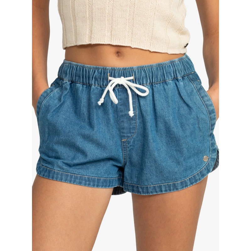 Roxy New Impossible Denim Mid Shorts