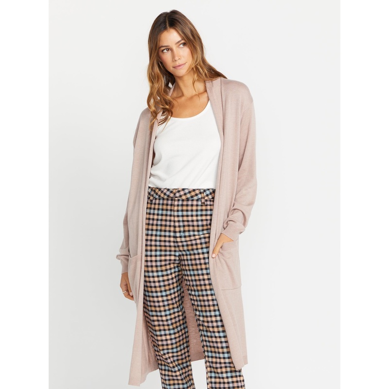 Volcom Lived in Lounge Midi Throw Cardi Sweater