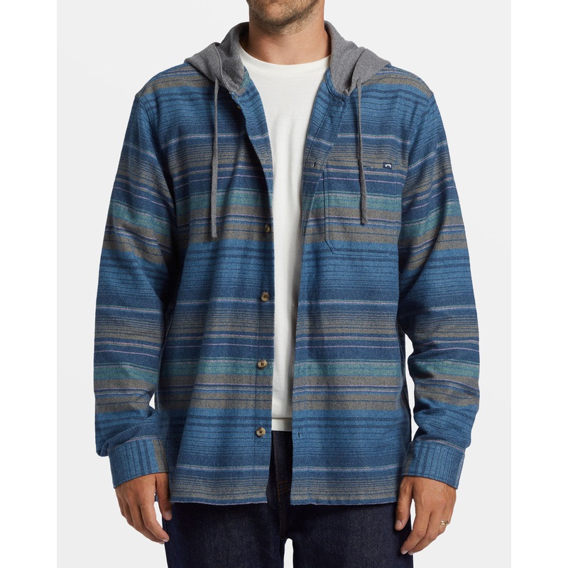Billabong Baja Hooded Flannel Shirt