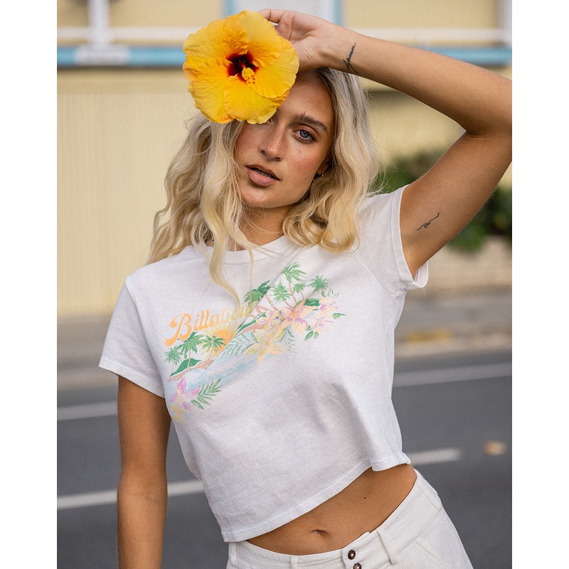 Billabong By The Sea Cropped Tee