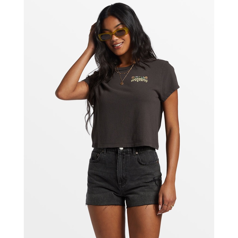 Billabong Season Of The Sun Cropped Tee