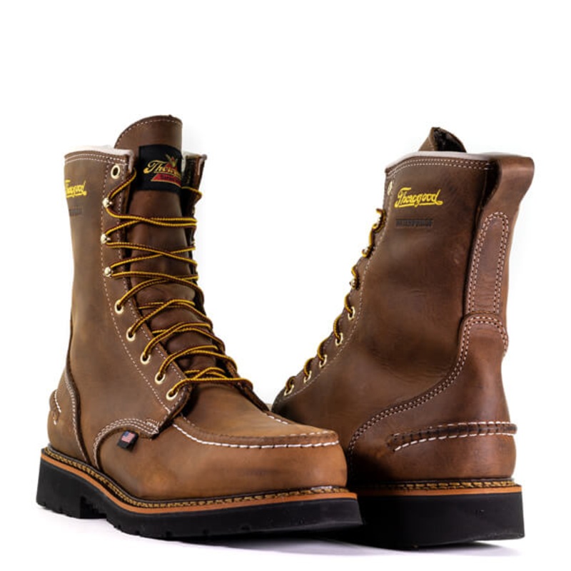 Thorogood 8″ Waterproof Safety Moc Toe Boot