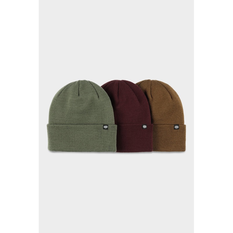 686 Standard Roll-Up Beanie (3-Pack)