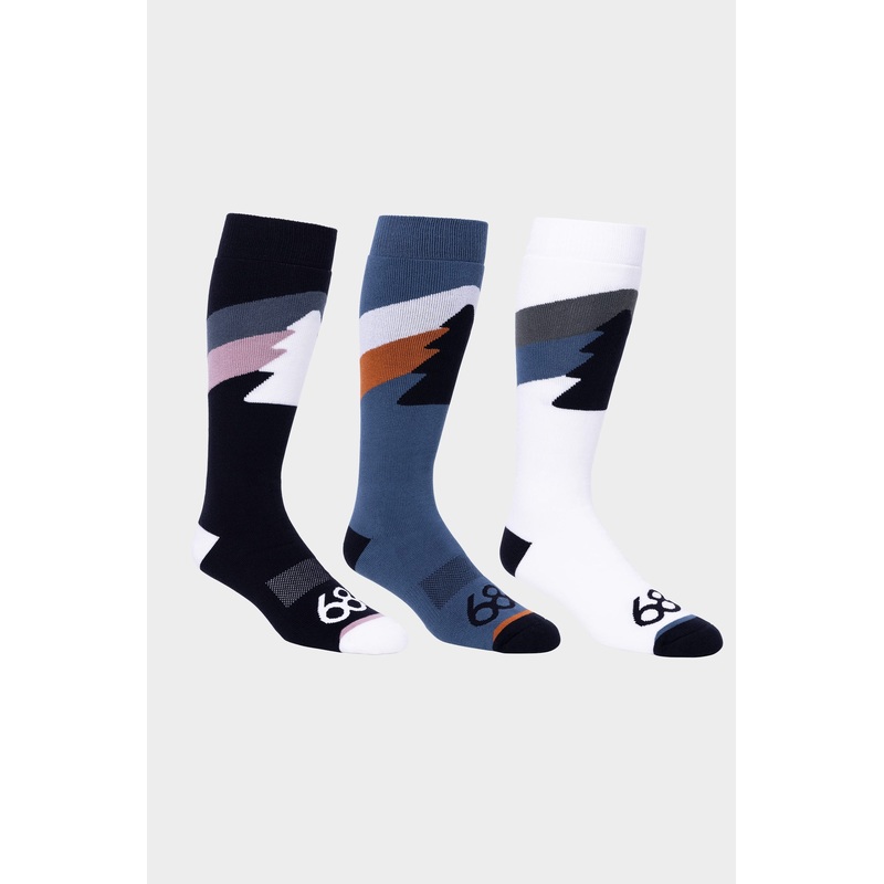 686 Men’s Tree Life 3 Pack Snowboard Socks