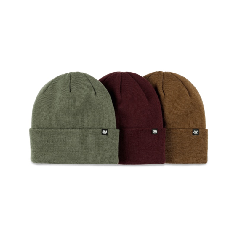 686 Roll Up Beanie 3 Pack