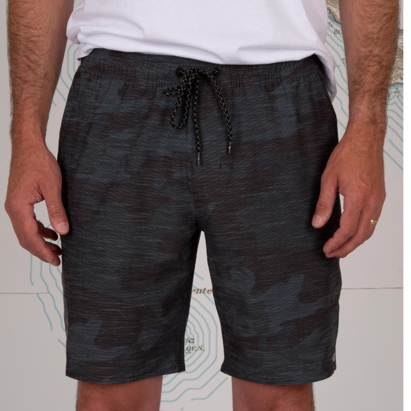 Salty CrewDrifter 2 Black Camo Hybrid Elastic