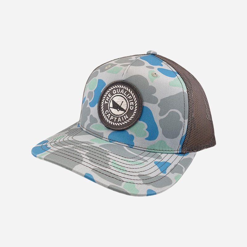 The Qualified Captain Embroidered Patch Trucker Hat
