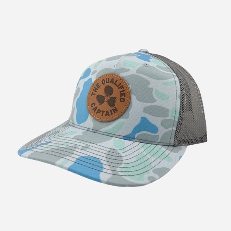 The Qualified Captain Prop Leather Patch Hat