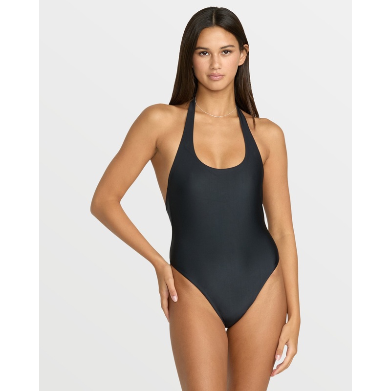 Volcom Simply Solid Seamless Halter One-Piece