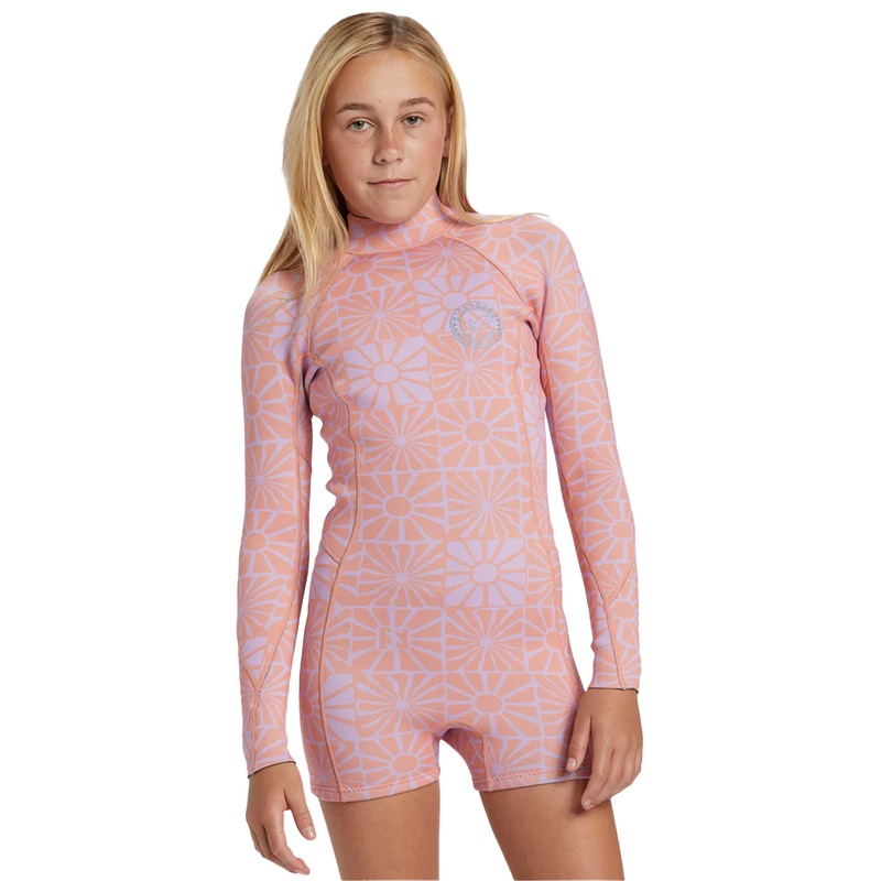 Billabong Girls (6-14) Teen Spring Fever 2/2mm Natural Springsuit