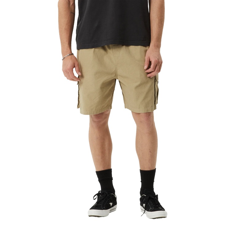 Afends Mens Ripped Out 98 Oversized Cargo Short 22″