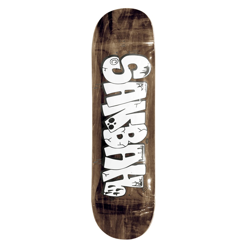 Sanbah Graff Skateboard Deck – Brown