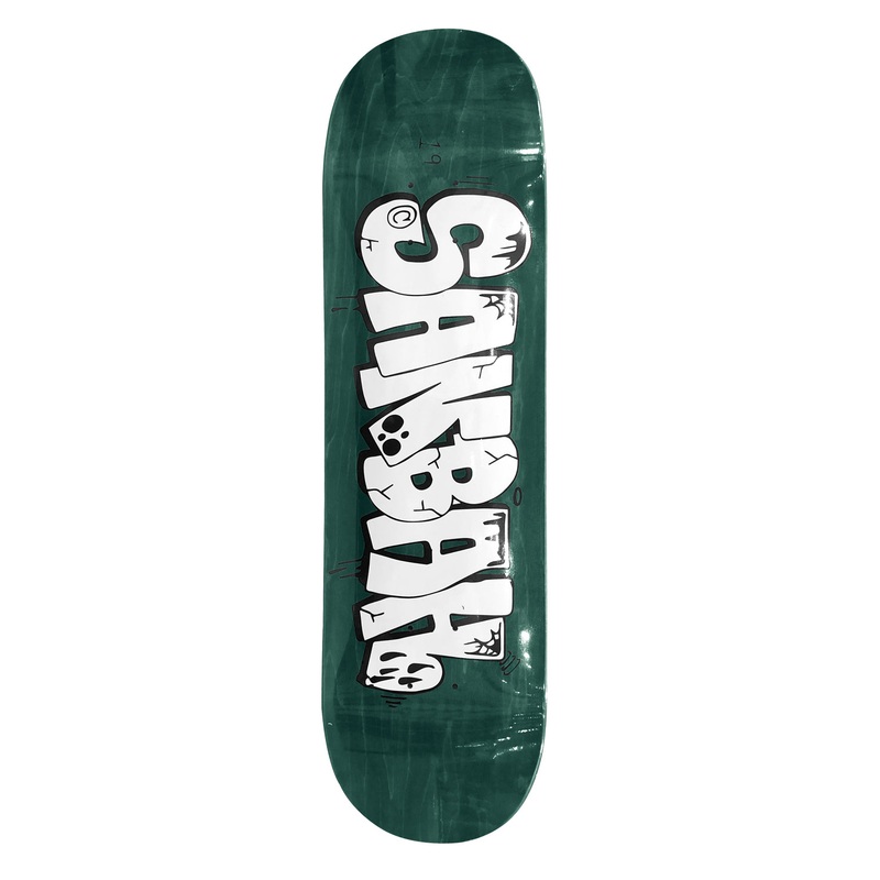 Sanbah Graff Skateboard Deck – Dark Green