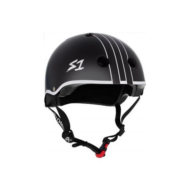S1 Lifer Helmet Skateboard Black Matte / White Outline
