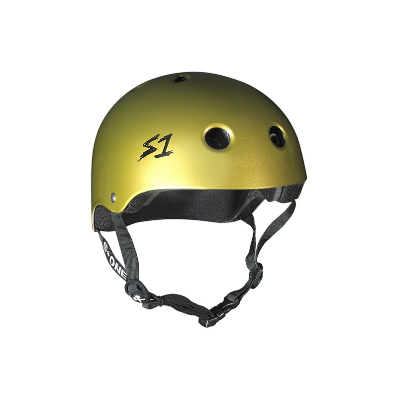 S1 Lifer Skateboard Helmet Metallic Gold