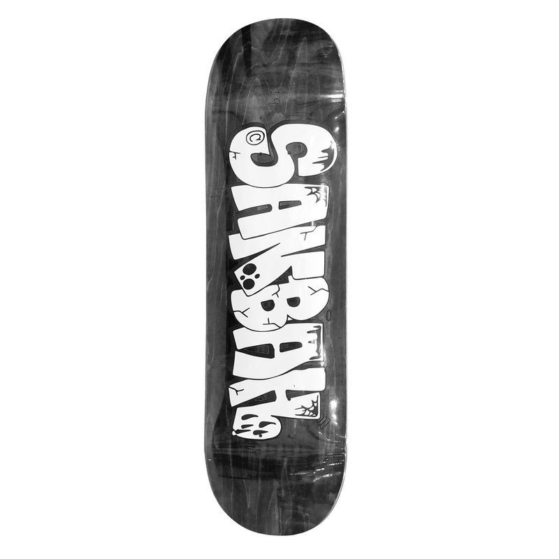 Sanbah Graff Skateboard Deck – Black