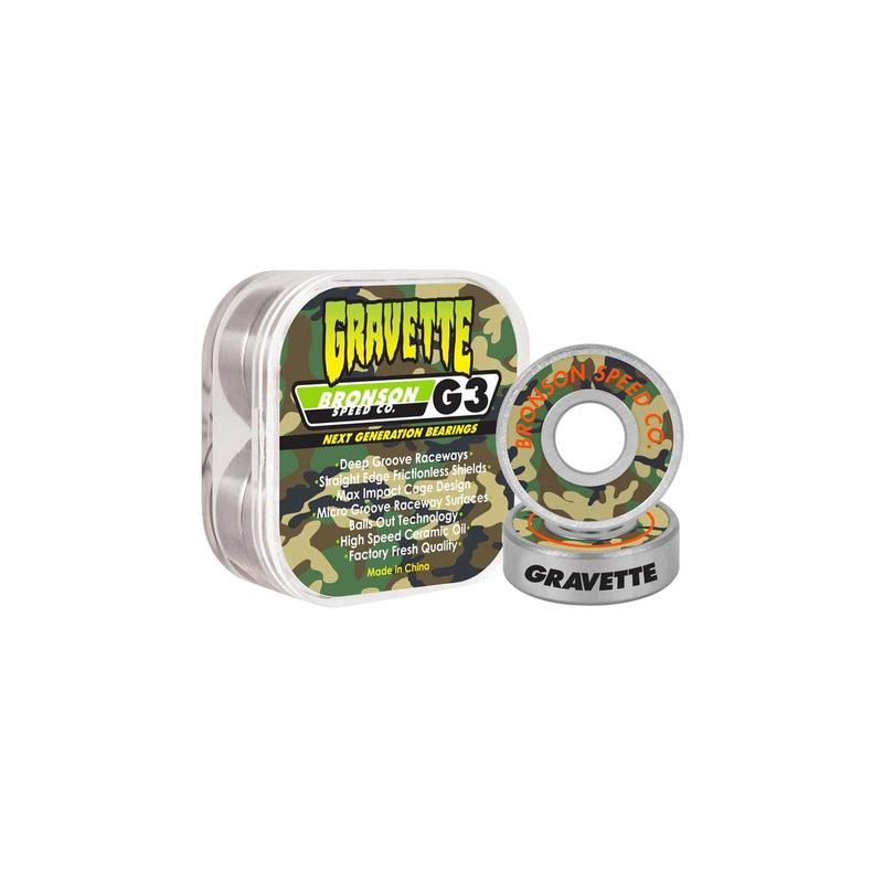 Bronson Speed Co G3 David Gravette Skate Bearings
