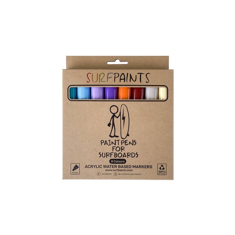Surf Paints Premium 8 Pack – Pastel Paints