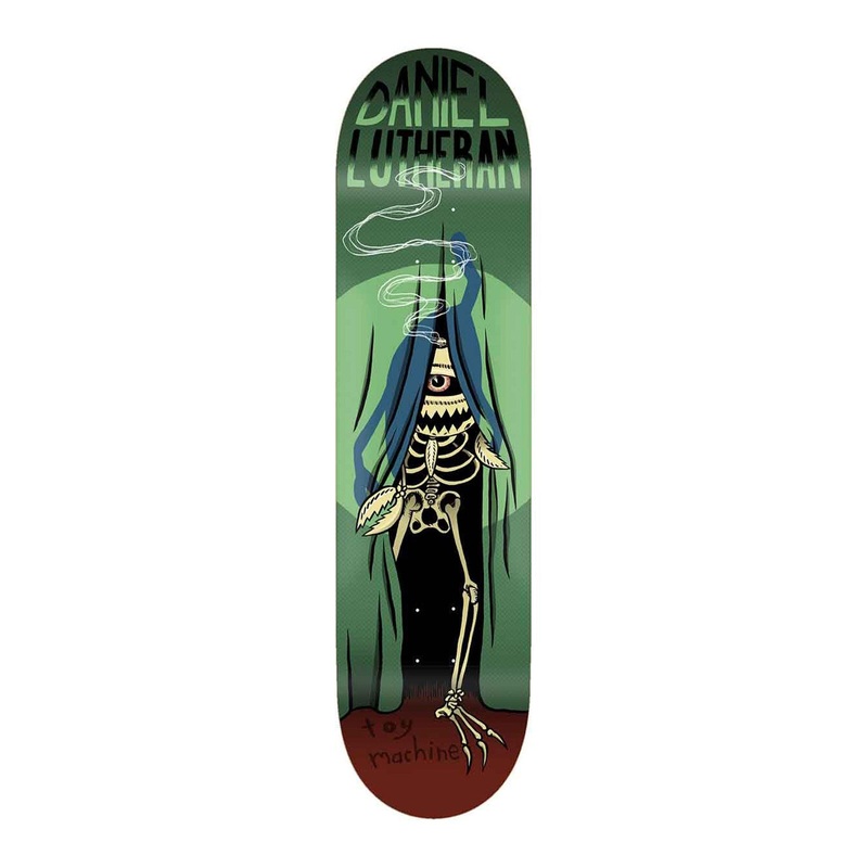 Toy Machine Dan Lutheran Curtain Skateboard Deck – 7.88″