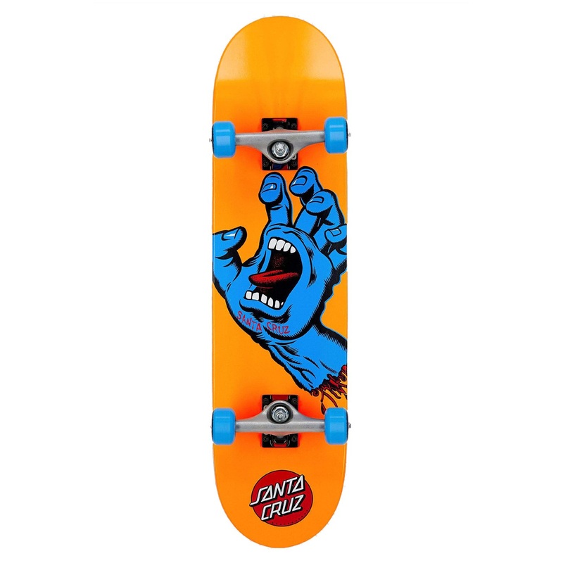 Santa Cruz Screaming Hand Orange Complete Skateboard – 7.8″