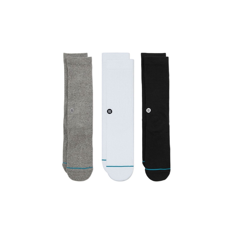 Stance Mens ‘ICON’ 3 Pack Adult Socks – Multi