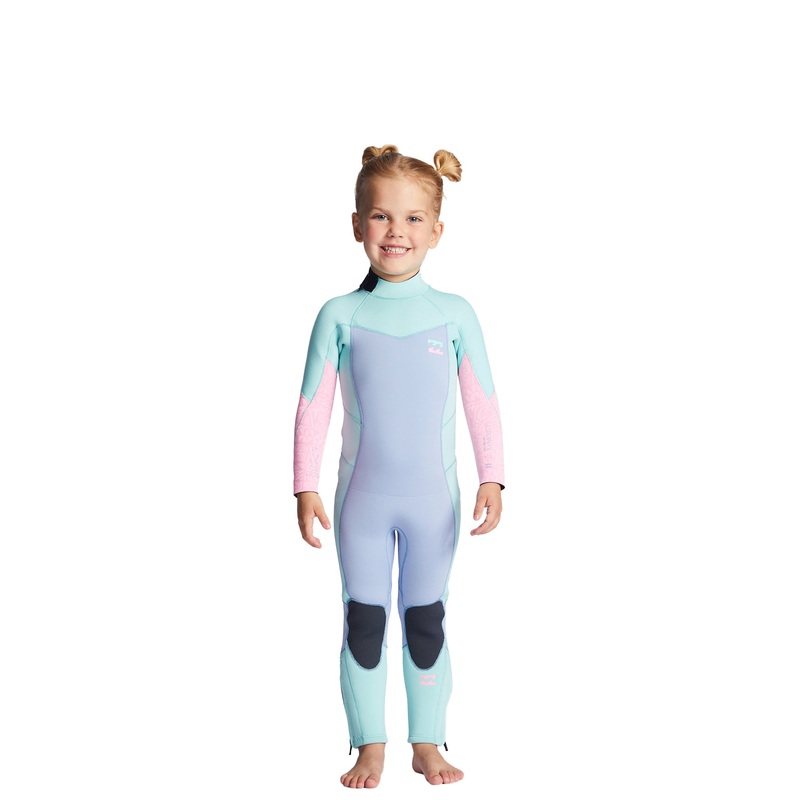 Billabong 3/2mm Toddler Girls Synergy Back Zip Wetsuit