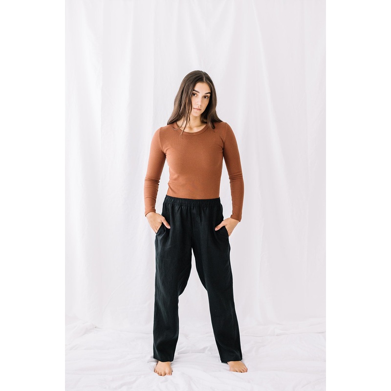 Sanbasics Women’s Elastic Wide Pant