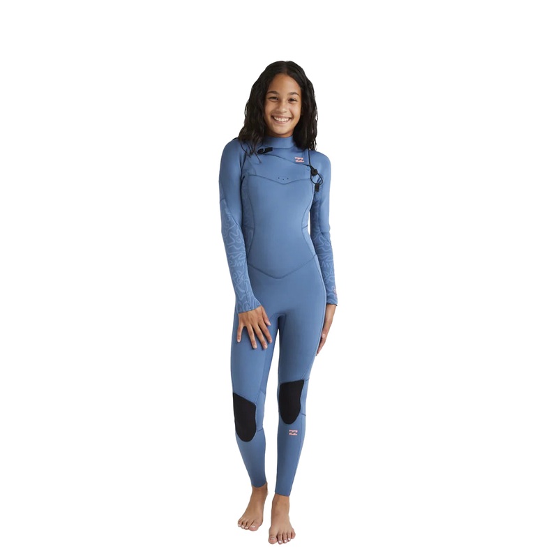 Billabong Girls (8-14) 3/2mm Synergy Natural Chest Zip Steamer Wetsuit