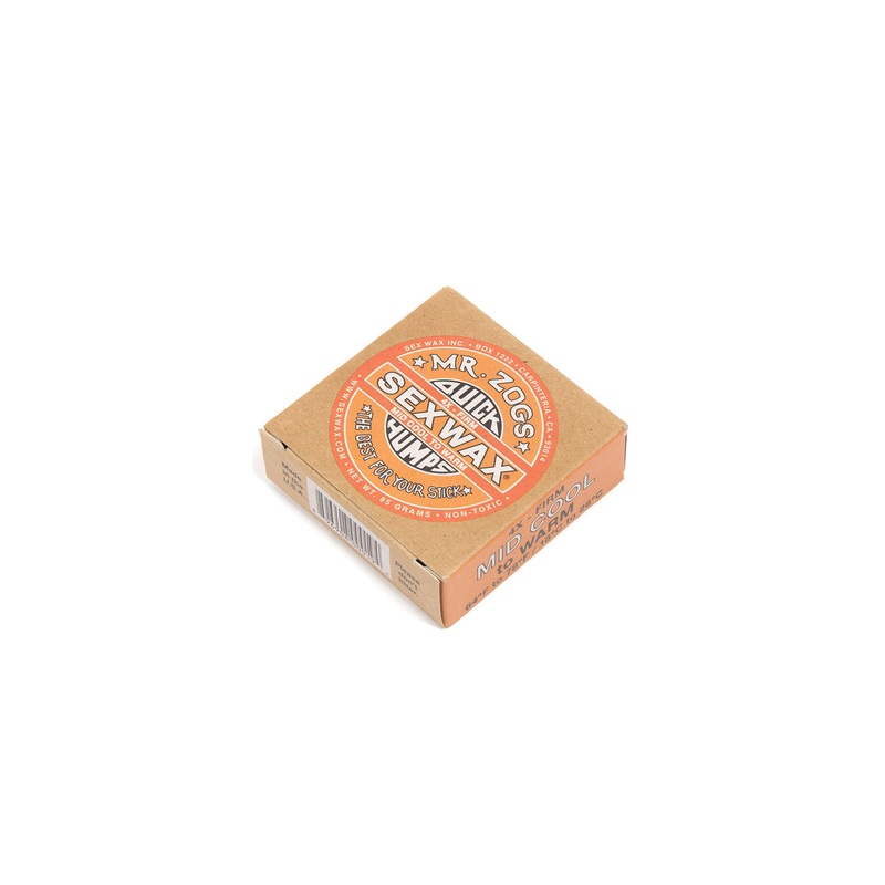 Sex Wax Orange Mid Cool Quick Humps  Surfboard Wax