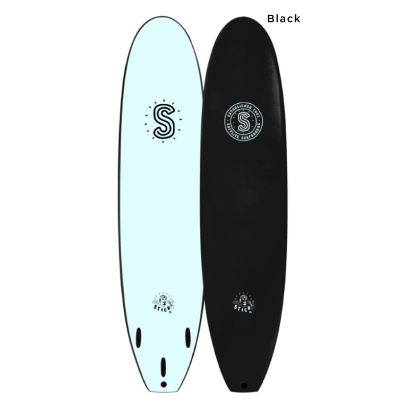 7’6 Softlite Chop Stick Softboard – Comes with fins