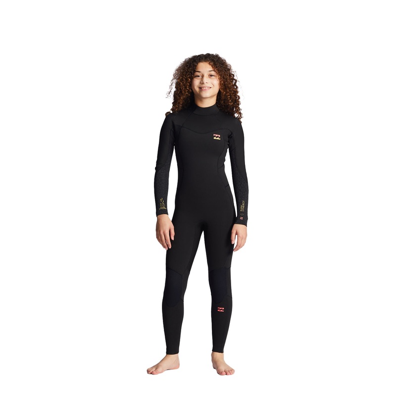 Billabong Girls 3/2mm Synergy Back Zip Steamer