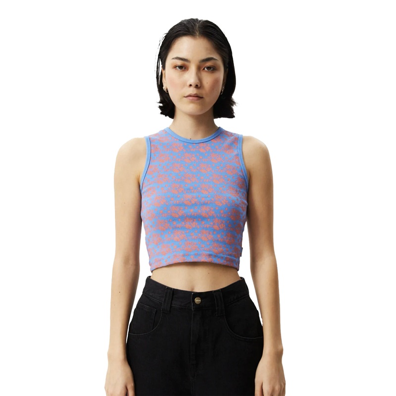 Afends Womens Jeet Dalston Ribbed Singlet