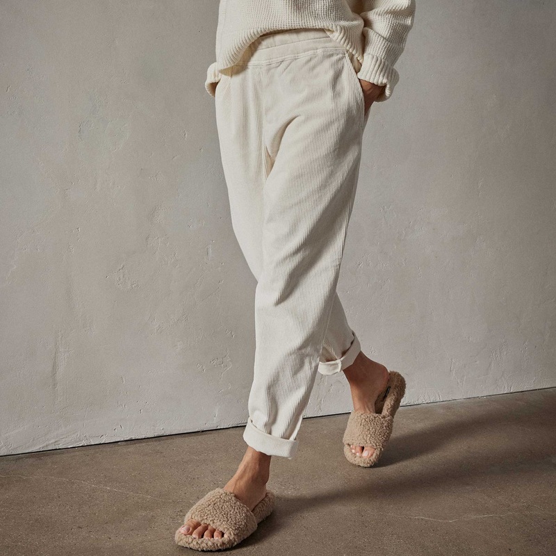 Relaxed Fit Corduroy Pant – Alabaster Pigment