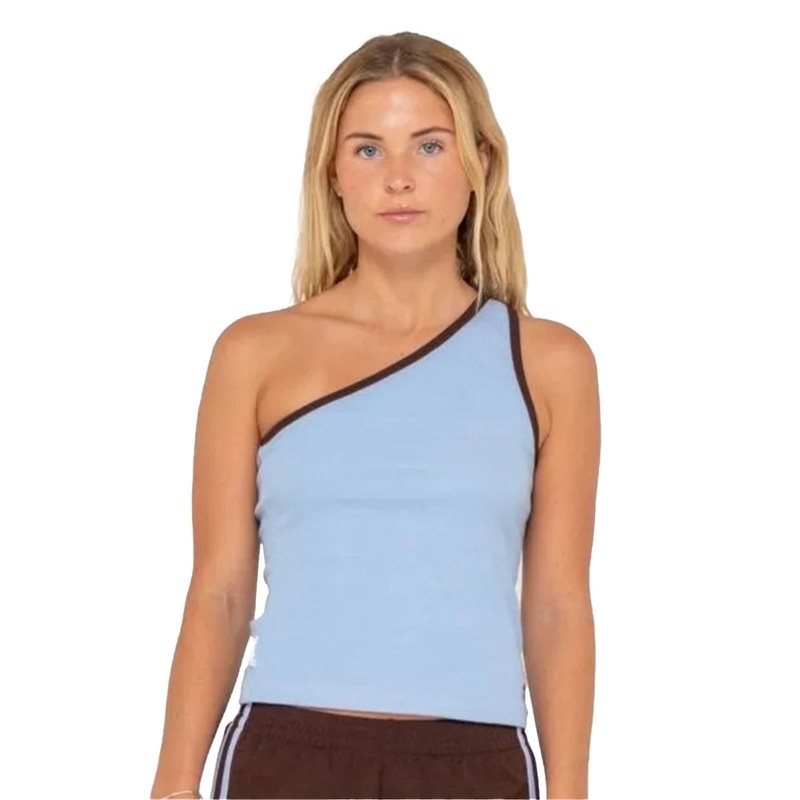 Rusty Zoe One Shoulder Tank