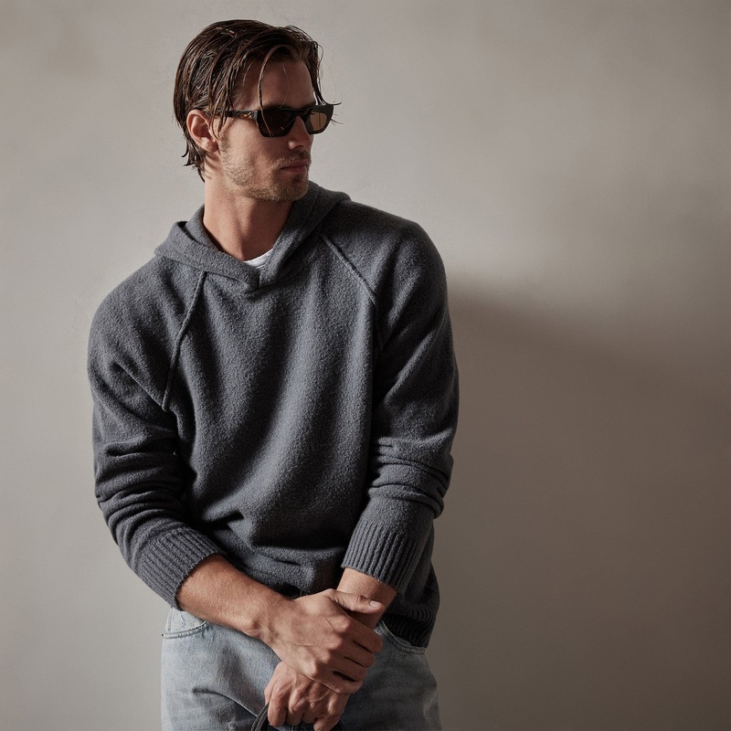 Bayshore Cashmere Blend Hoodie – Flint