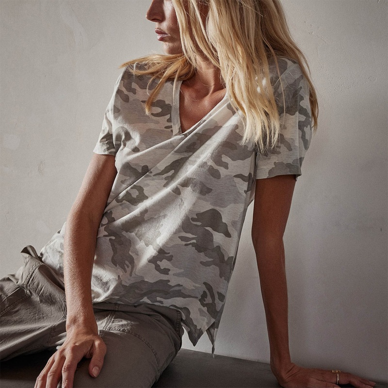 Camo Clear Jersey Short Sleeve Tee – Dust Camo