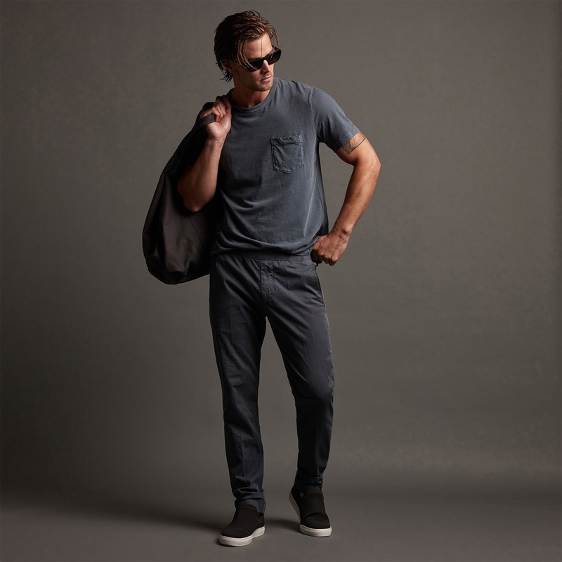 Cotton Linen Cuffed Trouser – Maine Pigment
