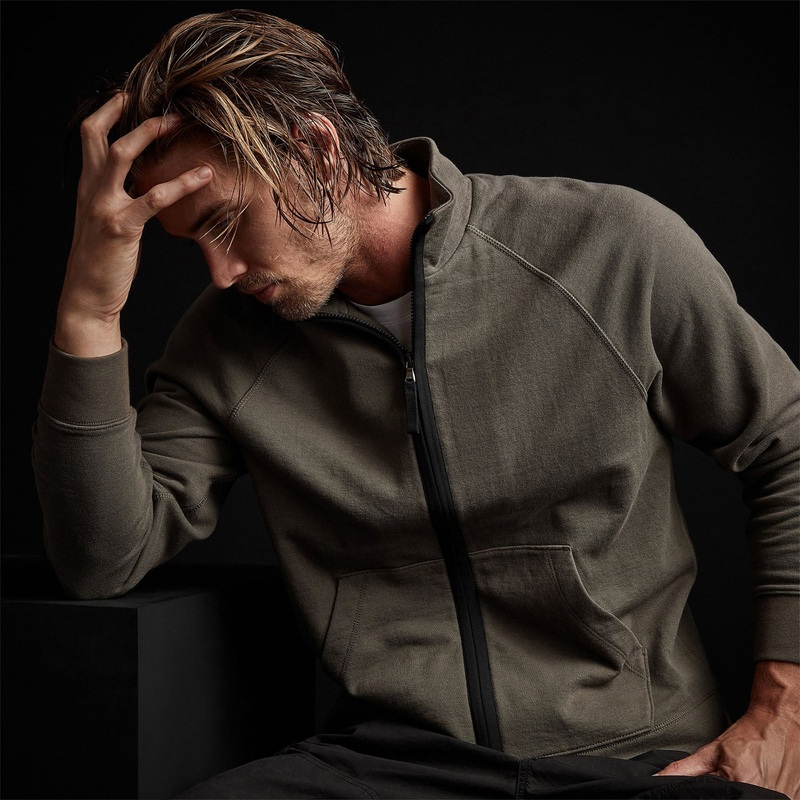 French Terry Zip Up Funnel Neck – Platoon
