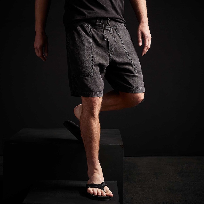 Linen Utility Short – Magma Pigment