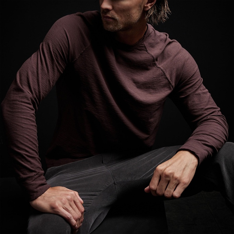 Reverse Slub Jersey Raglan Crew – Dahlia
