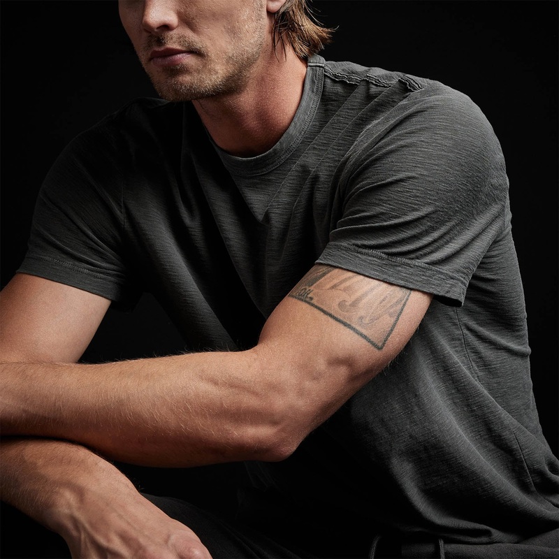 Reverse Slub Jersey Short Sleeve Crew – Fin Pigment