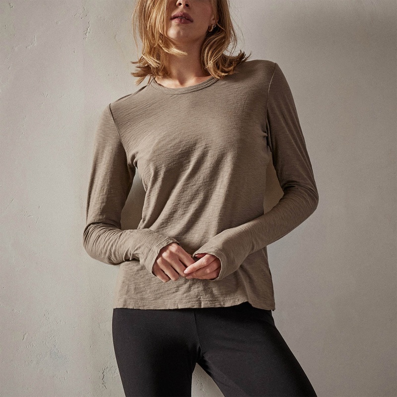 Sheer Slub Long Sleeve Crew – Ammo