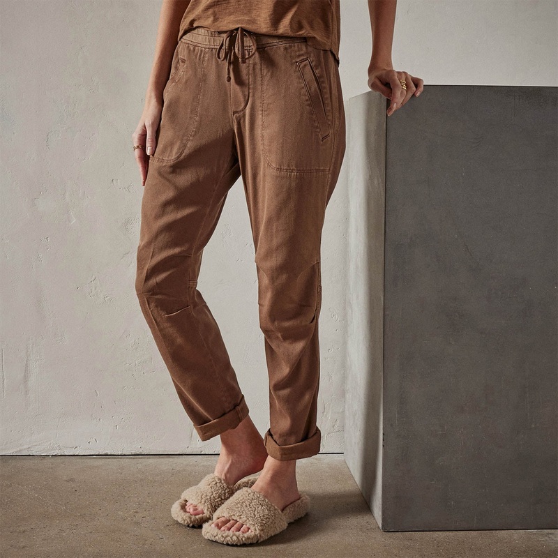 Soft Drape Pant – Gingerbread Pigment
