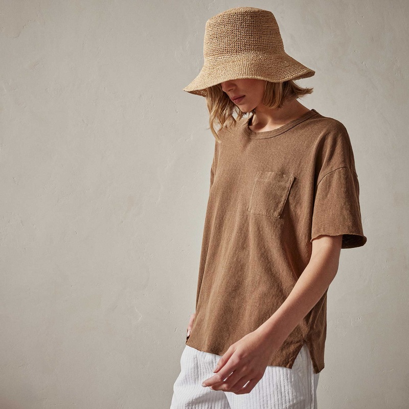 Venice Beach Tee – Gingerbread Pigment