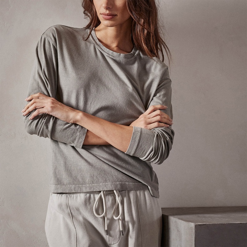 Vintage Boxy Tee – Concrete Pigment