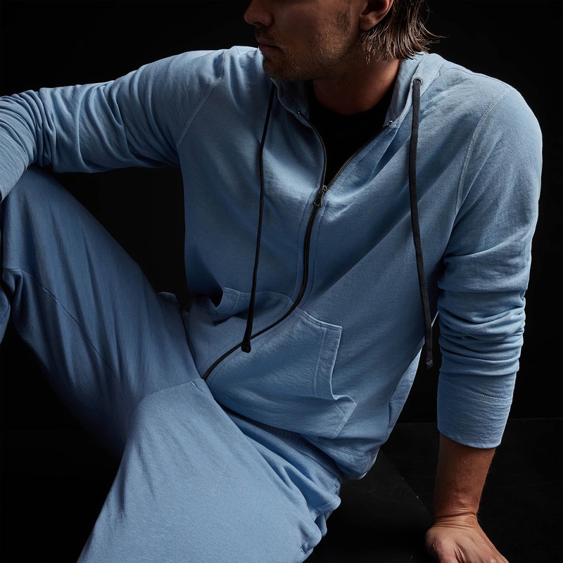 Vintage French Terry Zip Up Hoodie – Delta Pigment