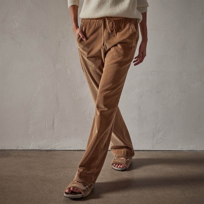 Wide Leg Corduroy Pant – Copper Pigment
